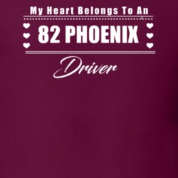My Heart Belongs To A 1982 Phoenix Driver Dark Color T Shirt