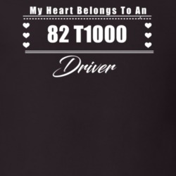My Heart Belongs To A 1982 T1000 Driver Dark Color T Shirt