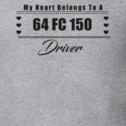 My Heart Belongs To A 1964 Fc 150 Driver Light Color T Shirt