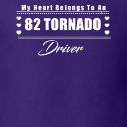 My Heart Belongs To A 1982 Tornado Driver Dark Color T Shirt