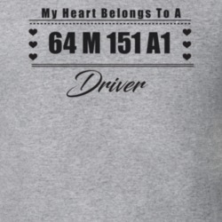 My Heart Belongs To A 1964 M 151 A1 Driver Light Color T Shirt