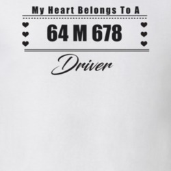 My Heart Belongs To A 1964 M 678 Driver Light Color T Shirt