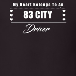 My Heart Belongs To A 1983 City Driver Dark Color T Shirt