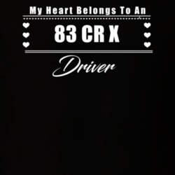 My Heart Belongs To A 1983 Cr X Driver Dark Color T Shirt