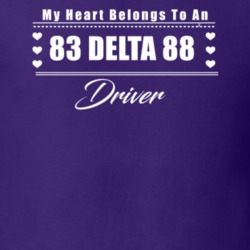 My Heart Belongs To A 1983 Delta 88 Driver Dark Color T Shirt