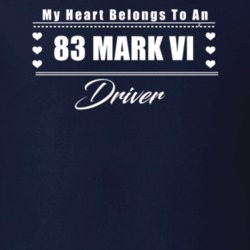 My Heart Belongs To A 1983 Mark Vi Driver Dark Color T Shirt