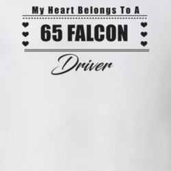 My Heart Belongs To A 1965 Falcon Driver Light Color T Shirt