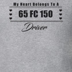 My Heart Belongs To A 1965 Fc 150 Driver Light Color T Shirt