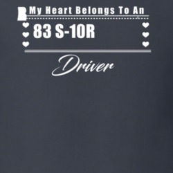 My Heart Belongs To A 1983 S-10 Blazer Driver Dark Color T Shirt