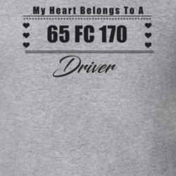 My Heart Belongs To A 1965 Fc 170 Driver Light Color T Shirt