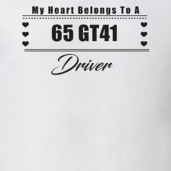 My Heart Belongs To A 1965 Gt41 Driver Light Color T Shirt