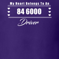 My Heart Belongs To A 1984 6000 Driver Dark Color T Shirt