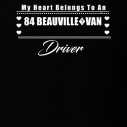 My Heart Belongs To A 1984 Beauville?van Driver Dark Color T Shirt
