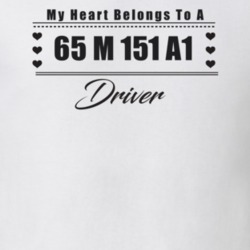My Heart Belongs To A 1965 M 151 A1 Driver Light Color T Shirt