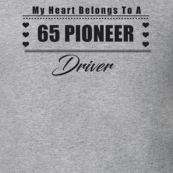 My Heart Belongs To A 1965 Pioneer Driver Light Color T Shirt