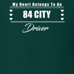 My Heart Belongs To A 1984 City Driver Dark Color T Shirt