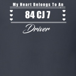 My Heart Belongs To A 1984 Cj 7 Driver Dark Color T Shirt