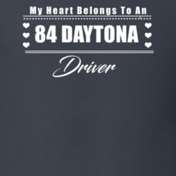 My Heart Belongs To A 1984 Daytona Driver Dark Color T Shirt