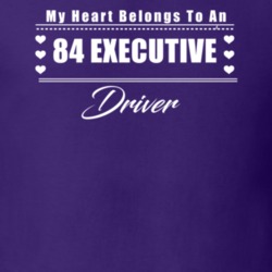 My Heart Belongs To A 1984 Executive Driver Dark Color T Shirt
