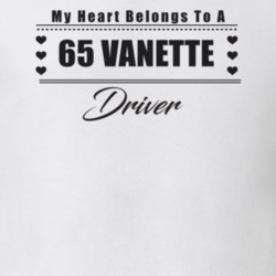 My Heart Belongs To A 1965 Vanette Driver Light Color T Shirt