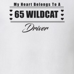My Heart Belongs To A 1965 Wildcat Driver Light Color T Shirt