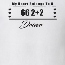 My Heart Belongs To A 1966 2+2 Driver Light Color T Shirt