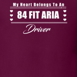 My Heart Belongs To A 1984 Fit Aria Driver Dark Color T Shirt