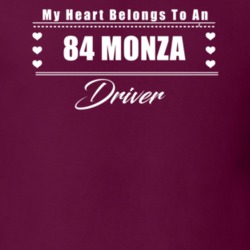 My Heart Belongs To A 1984 Monza Driver Dark Color T Shirt