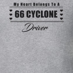 My Heart Belongs To A 1966 Cyclone Driver Light Color T Shirt