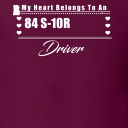 My Heart Belongs To A 1984 S-10 Blazer Driver Dark Color T Shirt