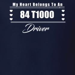 My Heart Belongs To A 1984 T1000 Driver Dark Color T Shirt