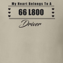 My Heart Belongs To A 1966 L800 Driver Light Color T Shirt