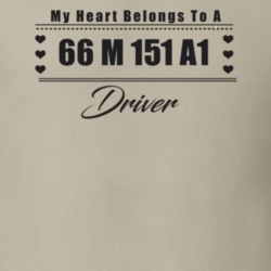My Heart Belongs To A 1966 M 151 A1 Driver Light Color T Shirt