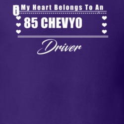 My Heart Belongs To A 1985 Chevy 500 Driver Dark Color T Shirt