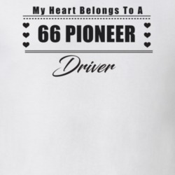 My Heart Belongs To A 1966 Pioneer Driver Light Color T Shirt