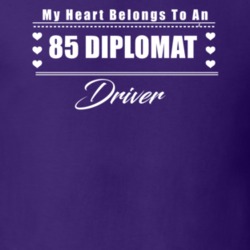 My Heart Belongs To A 1985 Diplomat Driver Dark Color T Shirt