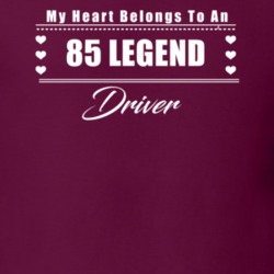 My Heart Belongs To A 1985 Legend Driver Dark Color T Shirt