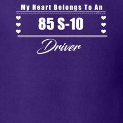 My Heart Belongs To A 1985 S-10 Driver Dark Color T Shirt