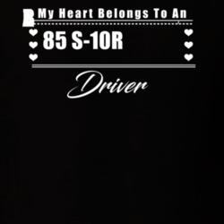 My Heart Belongs To A 1985 S-10 Blazer Driver Dark Color T Shirt