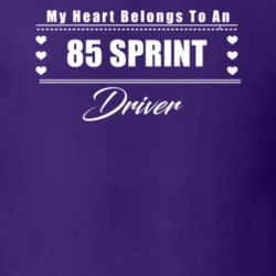 My Heart Belongs To A 1985 Sprint Driver Dark Color T Shirt