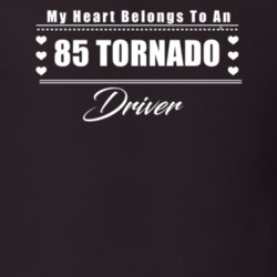 My Heart Belongs To A 1985 Tornado Driver Dark Color T Shirt