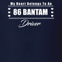 My Heart Belongs To A 1986 Bantam Driver Dark Color T Shirt