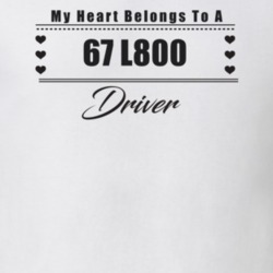My Heart Belongs To A 1967 L800 Driver Light Color T Shirt