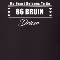 My Heart Belongs To A 1986 Bruin Driver Dark Color T Shirt