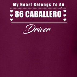 My Heart Belongs To A 1986 Caballero Driver Dark Color T Shirt