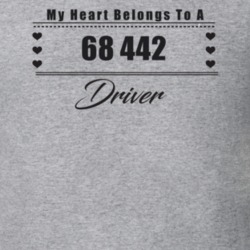 My Heart Belongs To A 1968 442 Driver Light Color T Shirt