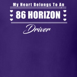 My Heart Belongs To A 1986 Horizon Driver Dark Color T Shirt