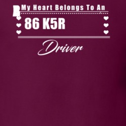 My Heart Belongs To A 1986 K5 Blazer Driver Dark Color T Shirt