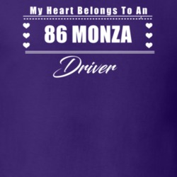 My Heart Belongs To A 1986 Monza Driver Dark Color T Shirt