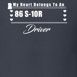 My Heart Belongs To A 1986 S-10 Blazer Driver Dark Color T Shirt